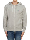 Tricolor Fox Patch Zip Up Hoodie Grey - MAISON KITSUNE - BALAAN 2