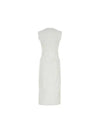 SPORTMAX White Sleeveless Midi Dress 2412621023600 001 - ETC - BALAAN 2