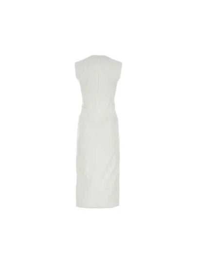 SPORTMAX White Sleeveless Midi Dress 2412621023600 001 - ETC - BALAAN 2