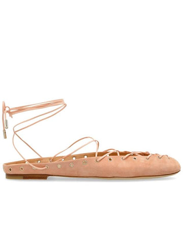 Chloé Ballet Flats Ghillies, Women's, Pink - CHLOE - BALAAN 1