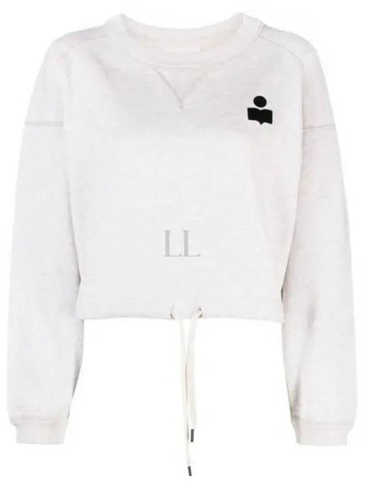 Margo Logo Crop Sweatshirt Ivory - ISABEL MARANT - BALAAN 2