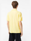 Men's Logo Classic Fit Cotton Short Sleeve Polo Shirt Yellow - LACOSTE - BALAAN 3