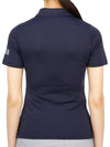 Women's Golf Picket Logo Short Sleeve PK Shirt Navy - HYDROGEN - BALAAN 5