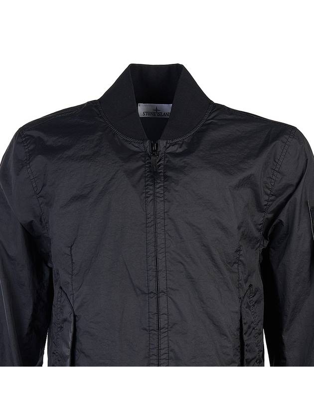 Membrana 3L TC Bomber Jacket Black - STONE ISLAND - BALAAN 5