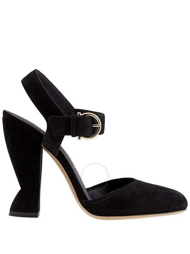 Salvatore Gazania slingback heel black - SALVATORE FERRAGAMO - BALAAN 2