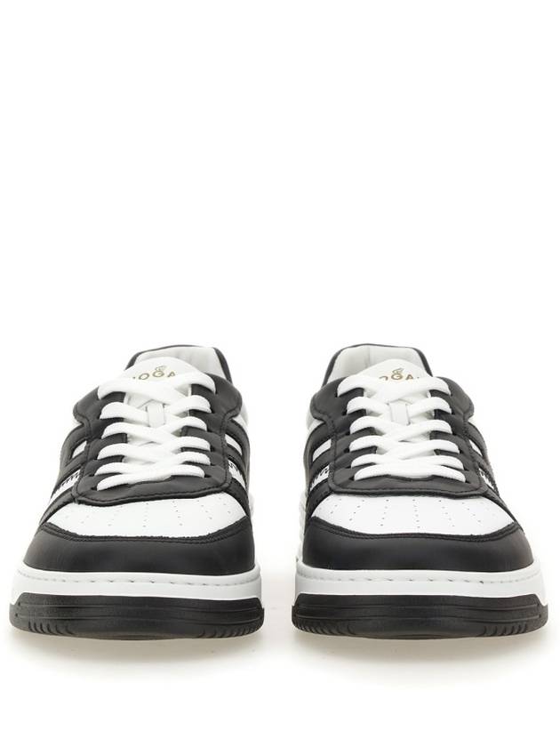 perforated low-top sneakers black - HOGAN - BALAAN 6