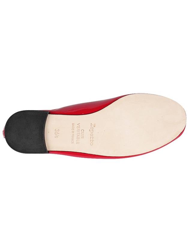 Women's Cendrillon Leather Ballerinas Flat Flammy Red - REPETTO - BALAAN 9