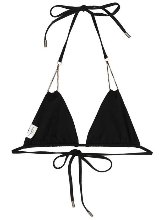 23 ss Nylon Bikini Top 727175Y34DI1000 B0650033345 - SAINT LAURENT - BALAAN 3