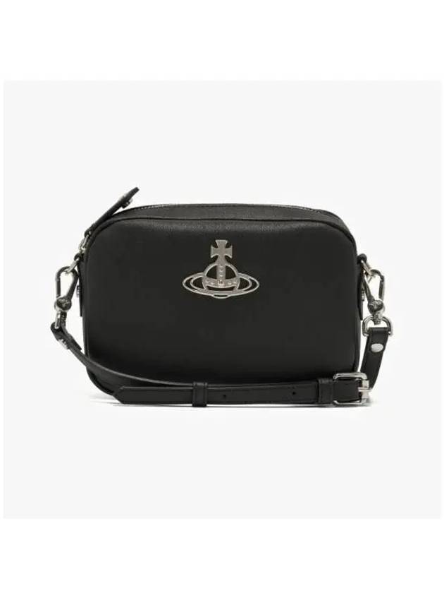 Orb Plaque Camera Cross Bag Black - VIVIENNE WESTWOOD - BALAAN 6