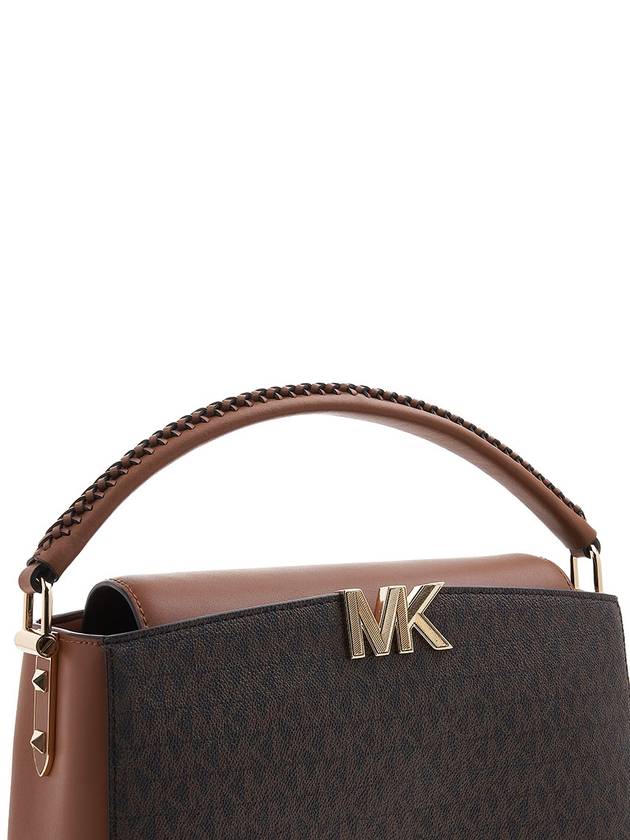 Karlie Medium Logo Satchel Shoulder Bag Brown - MICHAEL KORS - BALAAN 9