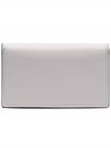 Logo Color Block Saffiano Card Wallet White - MARNI - BALAAN 5