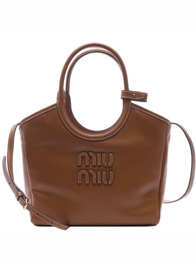 Tote Bag 5BA284VOON2CRW F0046 COGNAC Brown - MIU MIU - BALAAN 3