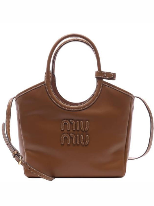 Tote Bag 5BA284VOON2CRW F0046 COGNAC Brown - MIU MIU - BALAAN 2