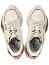 Flow Leather Low Top Sneakers White - FENDI - BALAAN 3