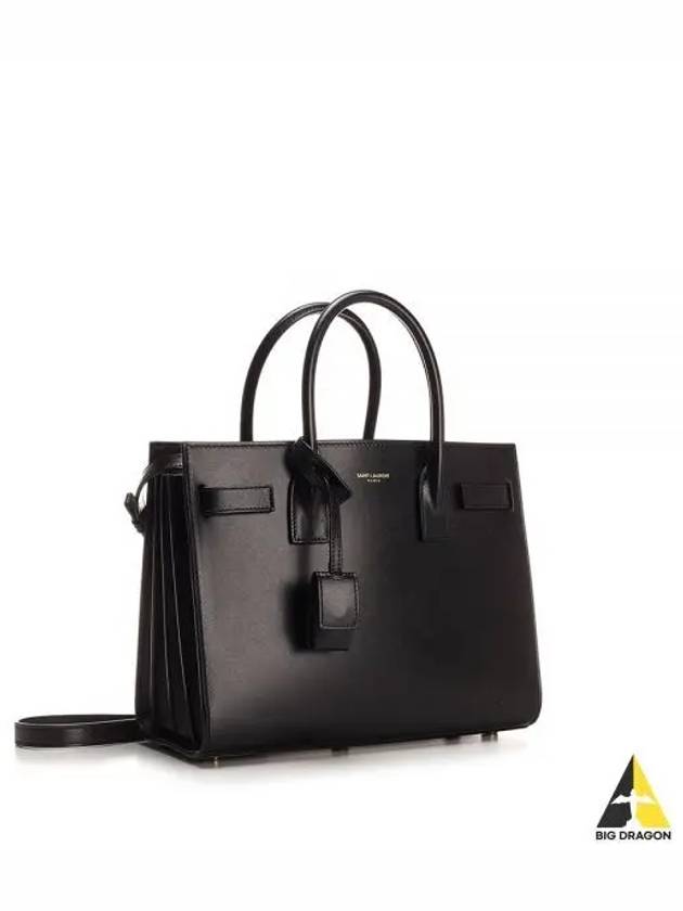 Sac De Jour Small Smooth Leather Baby Tote Bag Black - SAINT LAURENT - BALAAN 2