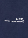 Item Logo Print Hooded Top Navy - A.P.C. - BALAAN 4