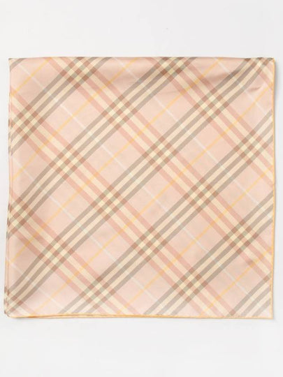 Check Silk Scarf Tea Cup - BURBERRY - BALAAN 2