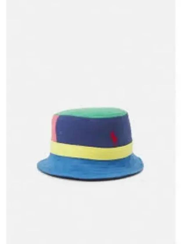 30 Points Color Block Fleece Bucket Hat Multi - POLO RALPH LAUREN - BALAAN 1