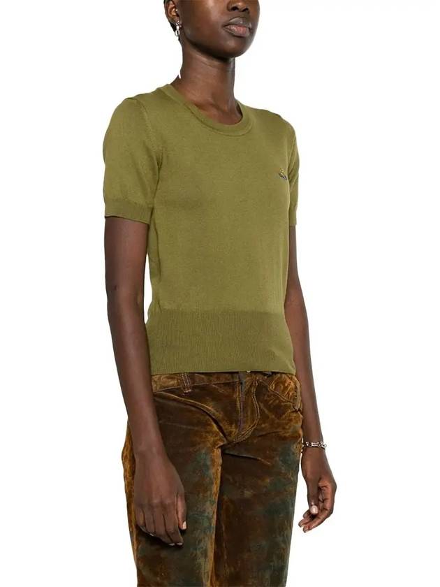 Bea Knit Top Khaki - VIVIENNE WESTWOOD - BALAAN 3