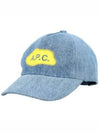 Eden Embroidered Logo Ball Cap Blue - A.P.C. - BALAAN 2