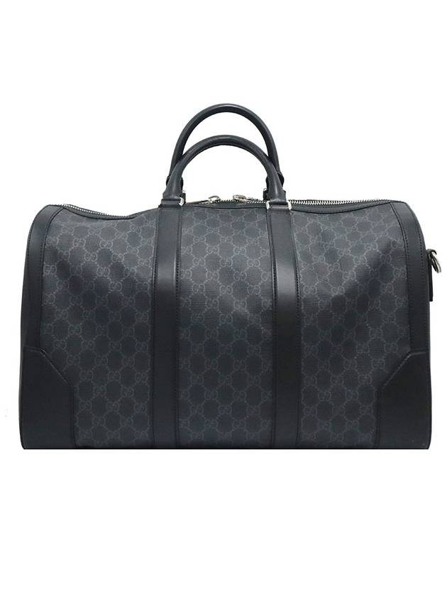 Gucci 474131 Black GG Soft Supreme Canvas Carry On Duffle Bag Travel 2WAY - GUCCI - BALAAN 4