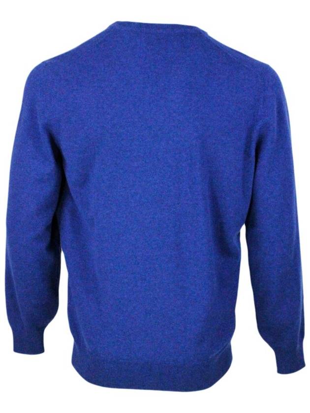 Sweater M2200162 CIM70 BLUE - BRUNELLO CUCINELLI - BALAAN 5