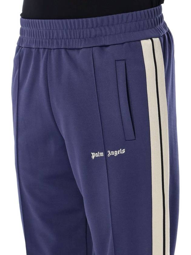 Palm Angels Classic Logo Track Pants Navy Blue - PALM ANGELS - BALAAN 4