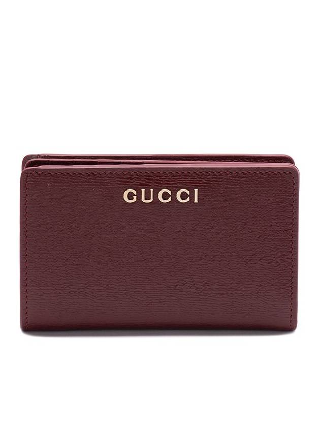 Gucci Zip Around Wallet With `Gucci` Script - GUCCI - BALAAN 1