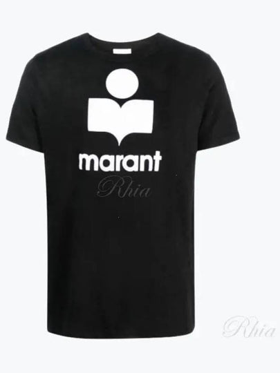 Karman Logo Short Sleeve T-Shirt Black - ISABEL MARANT - BALAAN 2