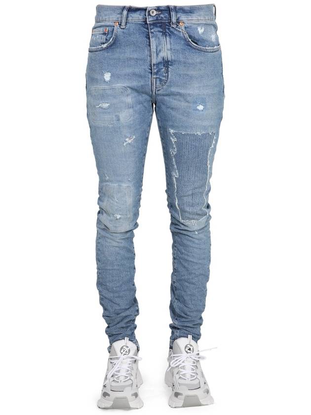 JEANS IN DENIM - PURPLE BRAND - BALAAN 1