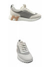 Bouncing Low Top Sneakers White Grey - HERMES - BALAAN 5