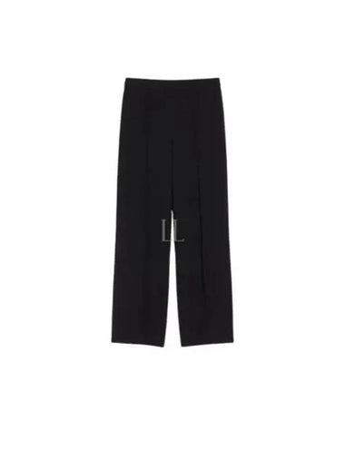 S Max Mara Orianna Pleated Pants Black 91310931600005 - S MAX MARA - BALAAN 1