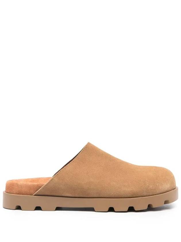 Brutus Leather Clog Slippers Brown - CAMPER - BALAAN 2