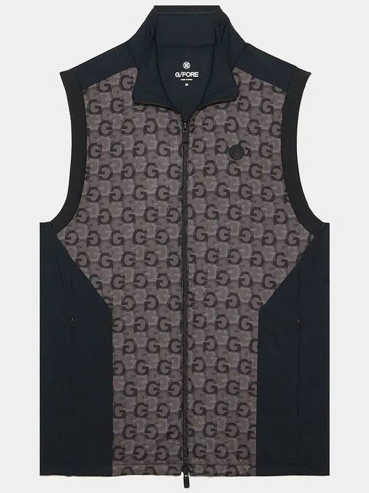 Golf PERFORMER G'S NYLON SLIM FIT VEST G4MA23O49A ONYX Men's Performer Nylon Slim Fit Vest - G/FORE - BALAAN 2