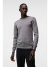 Lyle Merino Crewneck Wool Sweater Grey Melange - J.LINDEBERG - BALAAN 2