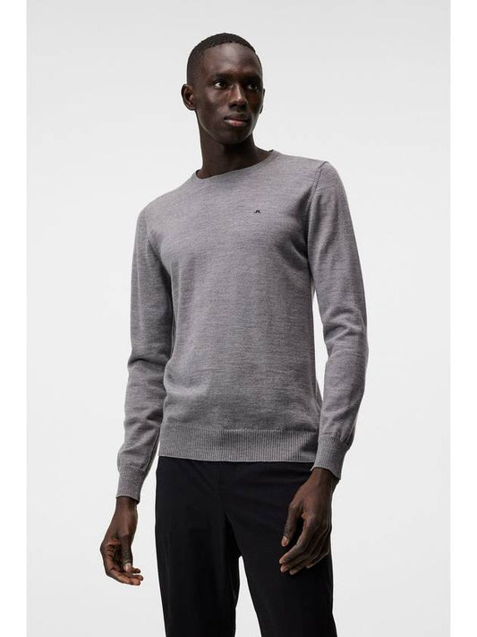 Men's Lyle Merino Crewneck Sweater - J.LINDEBERG - BALAAN 1