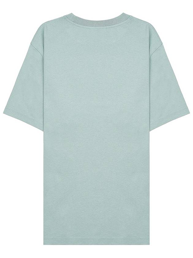 Men's Flash Fox Comfort Short Sleeve T-Shirt Blue - MAISON KITSUNE - BALAAN 3