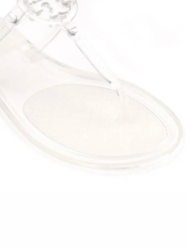 Mini Miller Jelly Flip Flops White - TORY BURCH - BALAAN 9