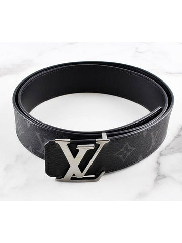 Monogram Eclipse LV silver belt - LOUIS VUITTON - BALAAN 1