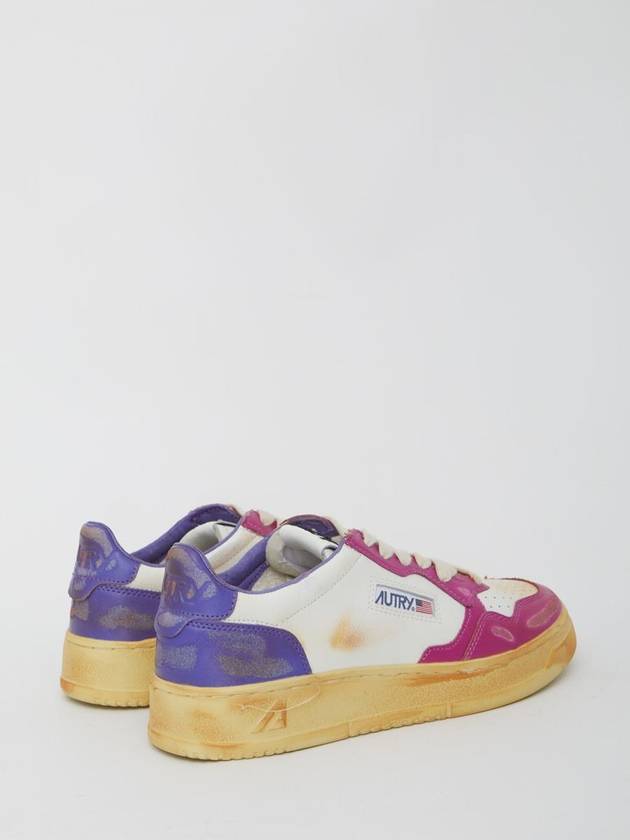 Super Vintage Medalist Low Top Sneakers Purple Pink - AUTRY - BALAAN 4