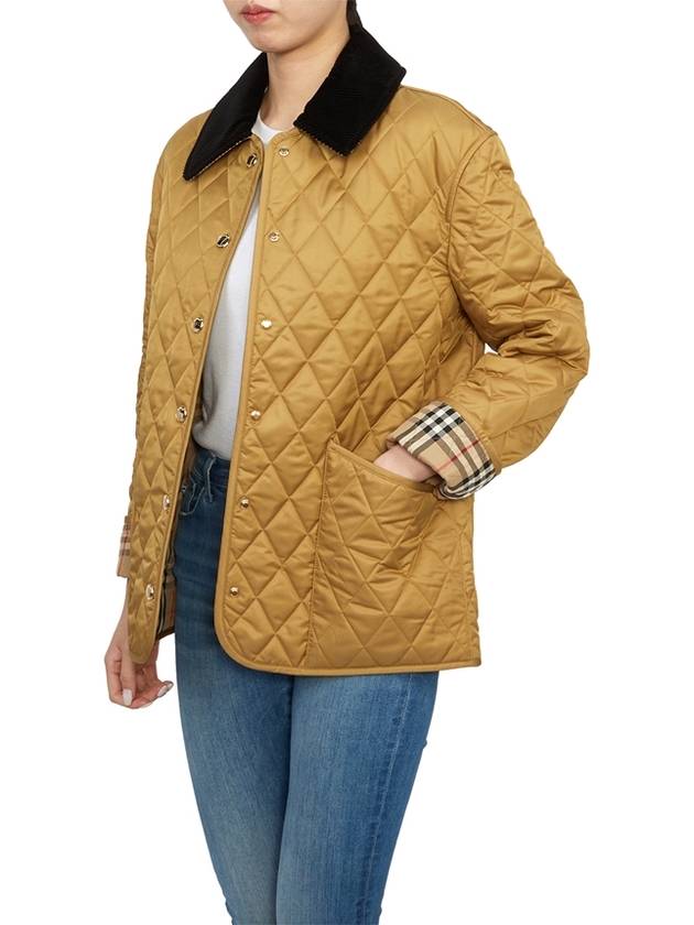 Dranefel Quilted Jacket Camel - BURBERRY - BALAAN 7