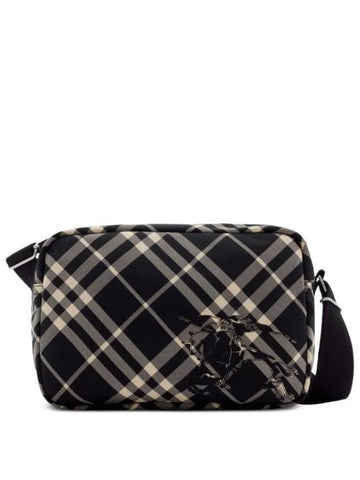 EDK Applique Check Cross Bag Black - BURBERRY - BALAAN 1