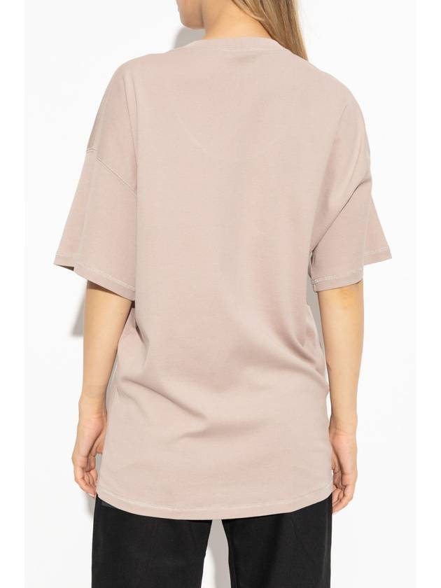 Lemaire Cotton T-shirt, Women's, Brown - LEMAIRE - BALAAN 4