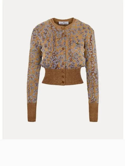 Leopard Crop Cardigan Brown - VIVIENNE WESTWOOD - BALAAN 2