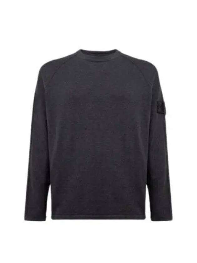 Shadow Project Crewneck Light Cotton Knit Top Charcoal - STONE ISLAND - BALAAN 2