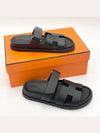 Chypre Calfskin Sandals Black - HERMES - BALAAN 6