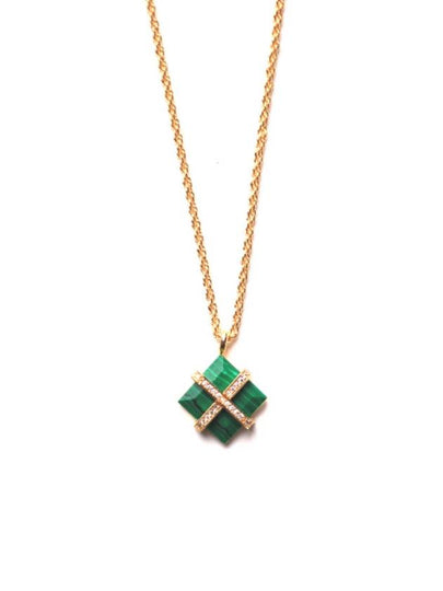 GREEN SANTA NECKLACE - GAMAN - BALAAN 2