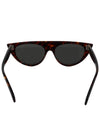 Eyewear Graphic Acetate Sunglasses Red Havana - CELINE - BALAAN 4