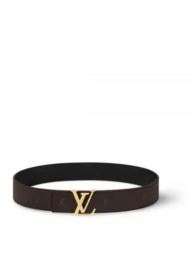 Belt LV Initial Blason itiales Blas 40mm Reversible Brown M8841T - LOUIS VUITTON - BALAAN 1