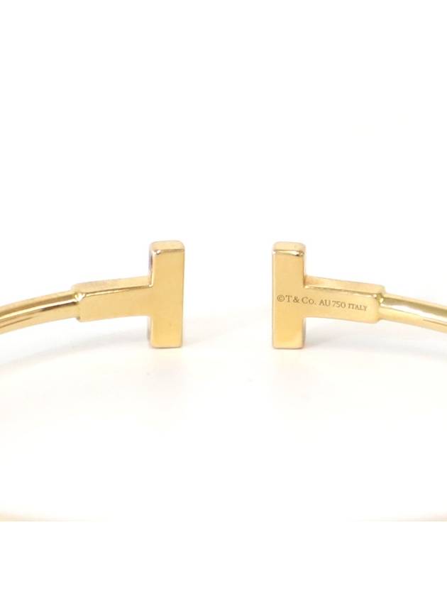 Tiffany Co 18K Rose Gold T Wire Bracelet L - TIFFANY & CO. - BALAAN 5